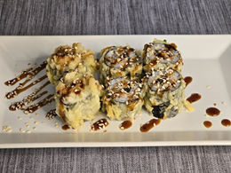 8. Hosomaki w tempurze: Węgorz